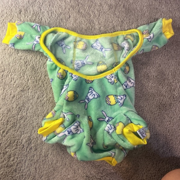 Easter Fleece Pajamas for Small Dog Life is Good - Picture 4 of 11
